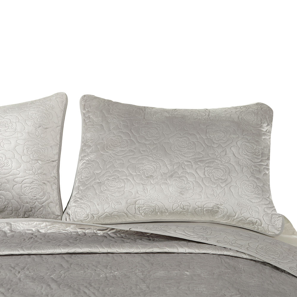 Juego de Edredon Quilt Queen 3 Piezas Verde - Diunsa