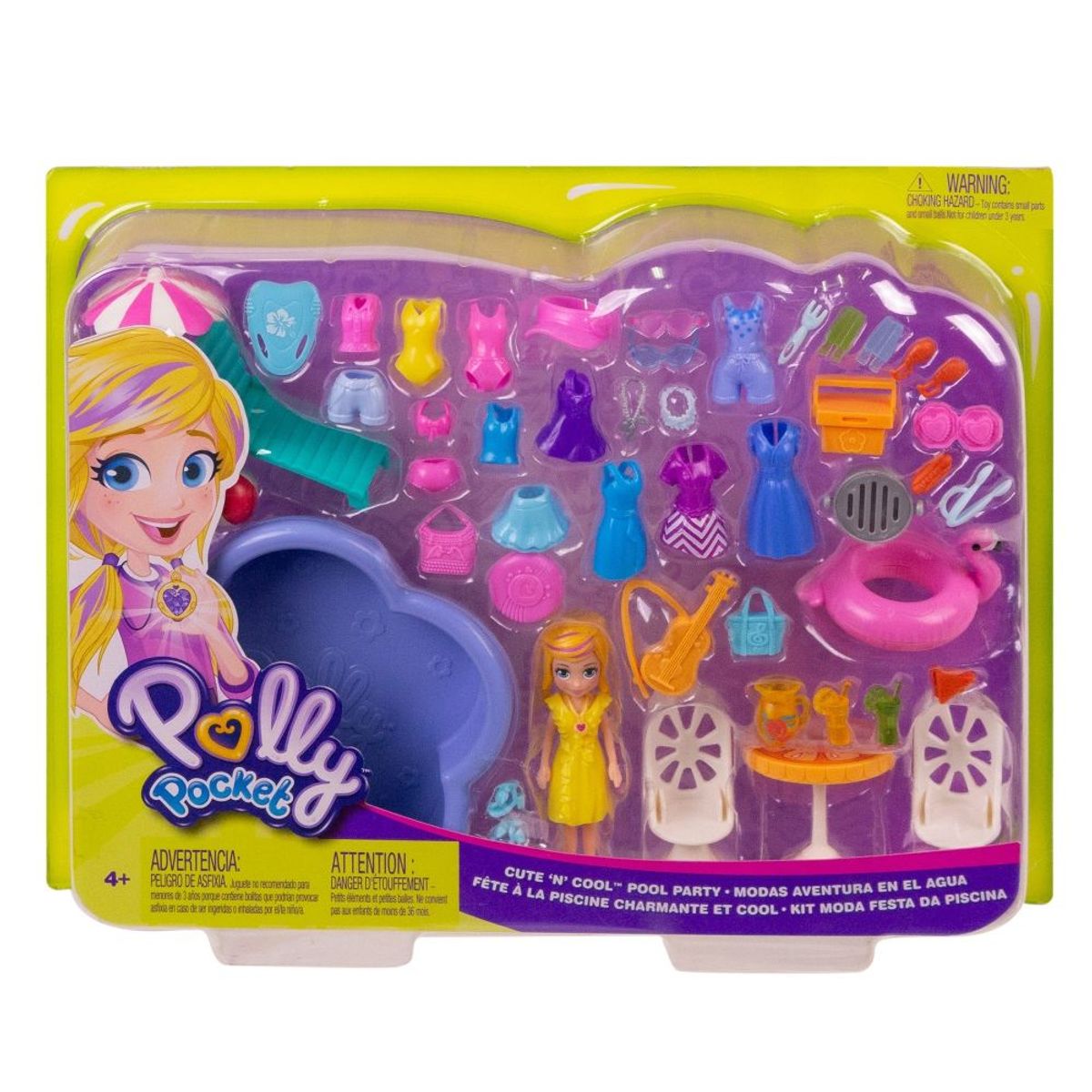 polly pocket dia de modas en la playa