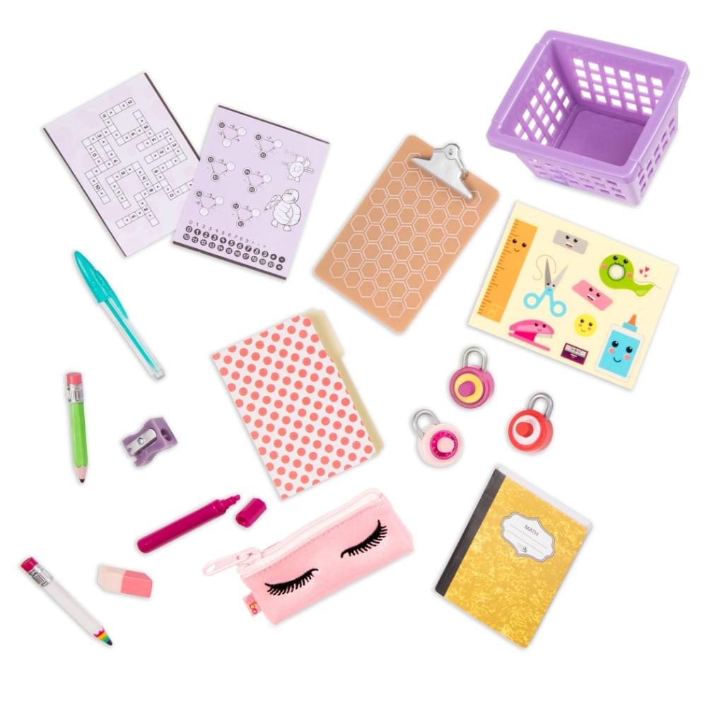 Set De Accesorios Deluxe School Locker Our Generation - Diunsa